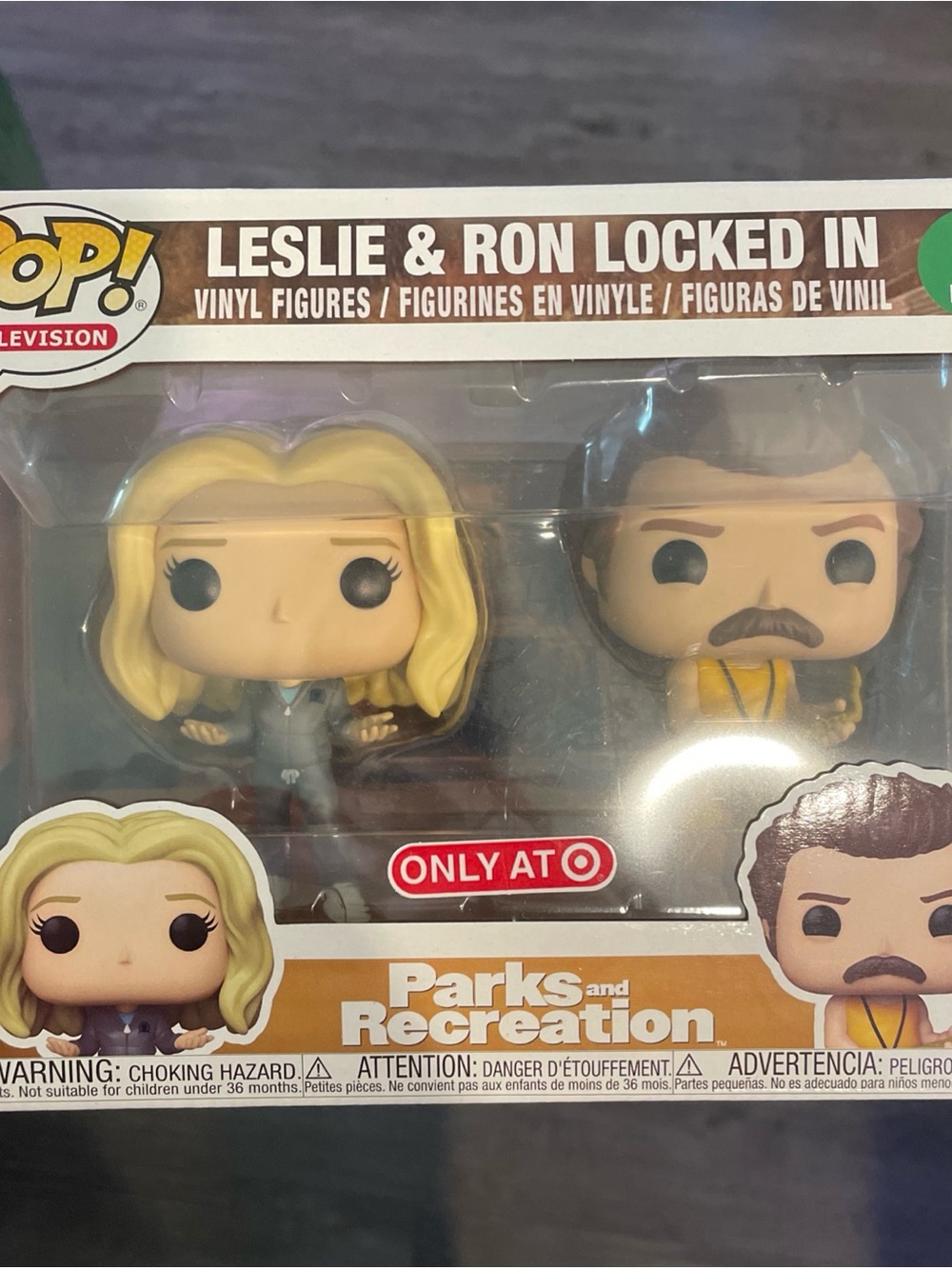 Funko Pop! Leslie & Ron Locked In - Parks and Recreation 2-Pack Target Exclusive